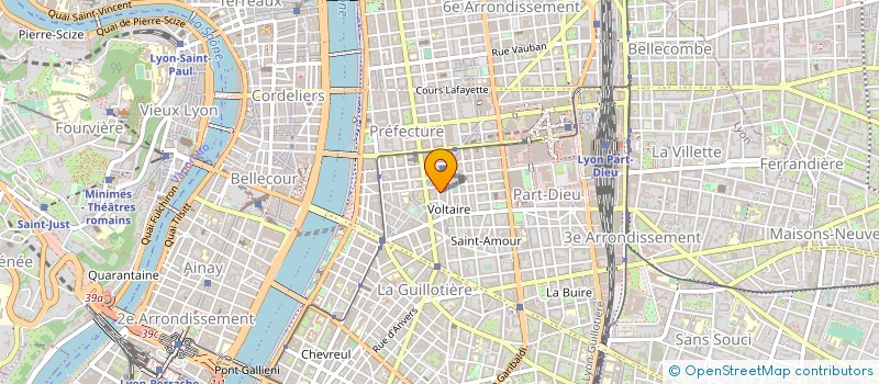 localisation de l'entreprise SA TOURIDO  LYON