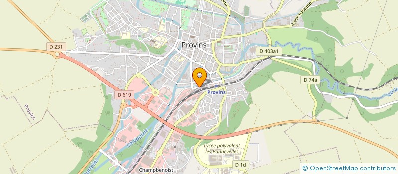 localisation de l'entreprise SA TOUZARD ET COMPAGNIE à PROVINS