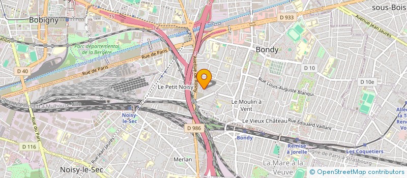 localisation de l'entreprise SA TRADE à NOISY-LE-SEC