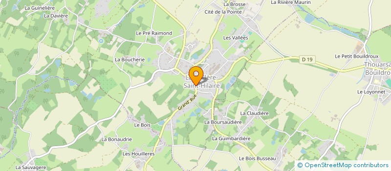 localisation de l'entreprise SA-TRADING  LA CAILLERE-SAINT-HILAIRE