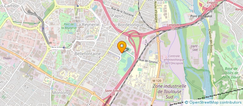 localisation de l'entreprise SA TRANSCET à TOULOUSE
