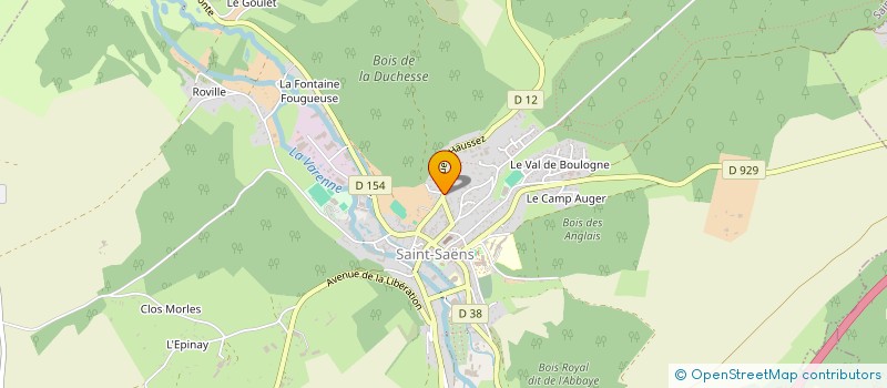 localisation de l'entreprise SA TRANSPORTS BOISSAY à SAINT-SAENS
