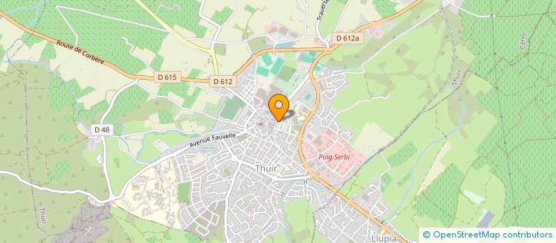 localisation de l'entreprise SA TRANSPORTS PAGES  THUIR