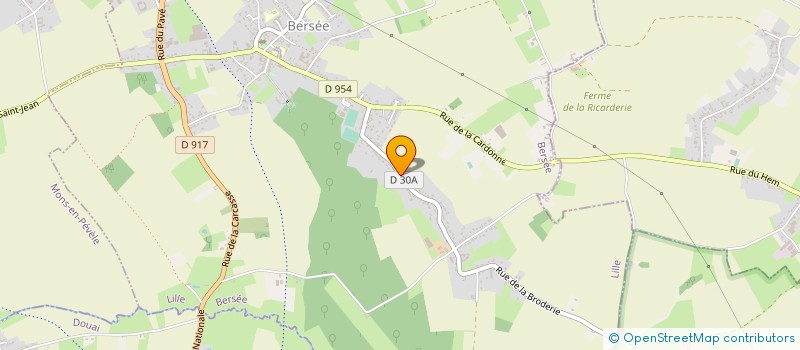 localisation de l'entreprise SA TRANSPORTS PINGAUD ET FILS à BERSEE