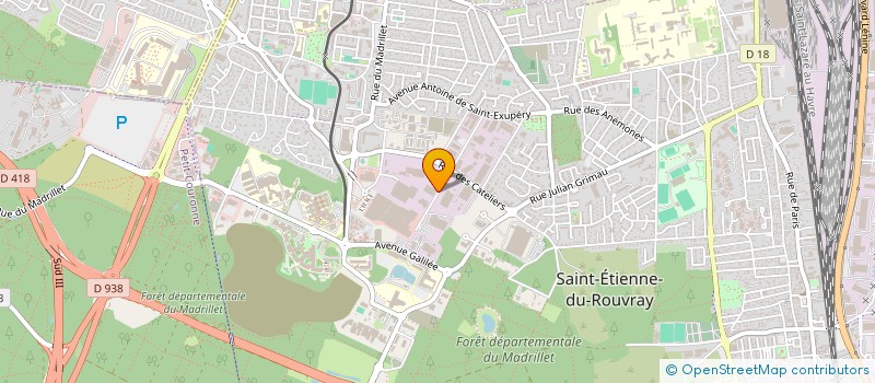 localisation de l'entreprise SA TRANSPORTS ROULLE ET FILS à SAINT-ETIENNE-DU-ROUVRAY