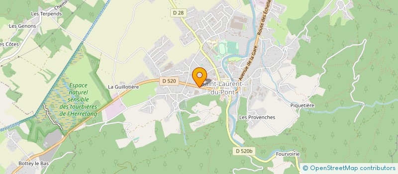 localisation de l'entreprise SA TROIBECS à SAINT-LAURENT-DU-PONT