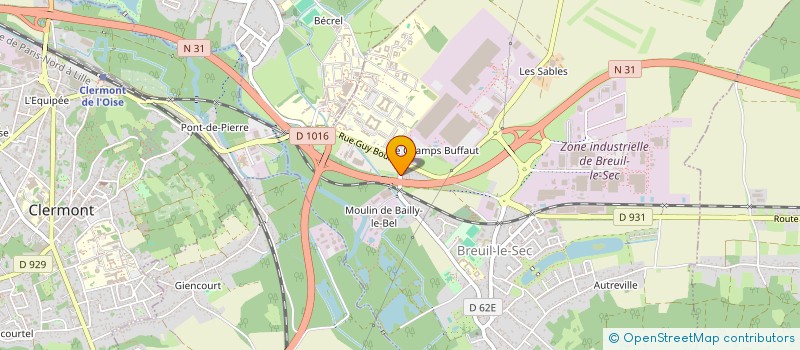 localisation de l'entreprise SA TURCQ à BREUIL-LE-SEC