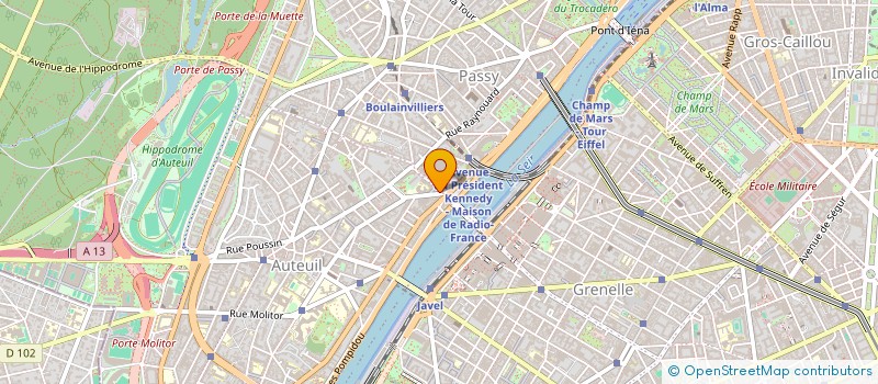 localisation de l'entreprise SA TURQUOISE  PARIS