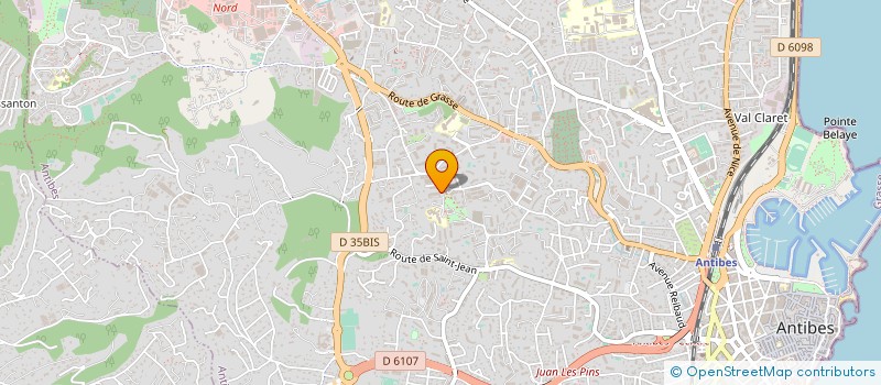localisation de l'entreprise SA TZAREWITCH à ANTIBES