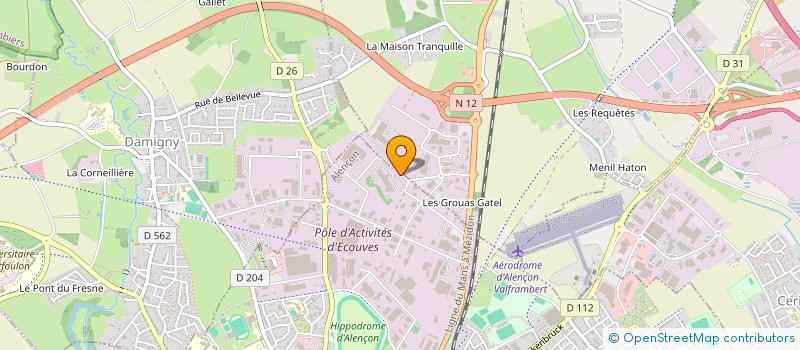 localisation de l'entreprise SA UNION DES ELEVEURS BIO à ALENCON