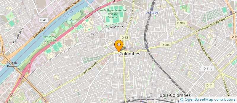 localisation de l'entreprise SA & VA à COLOMBES