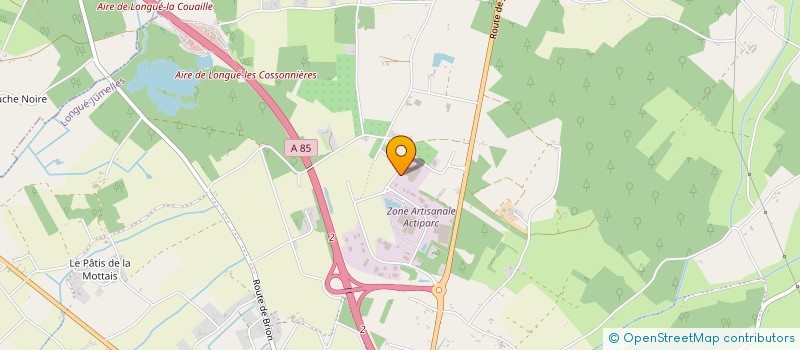 localisation de l'entreprise SA VAL'PRIM à LONGUE-JUMELLES