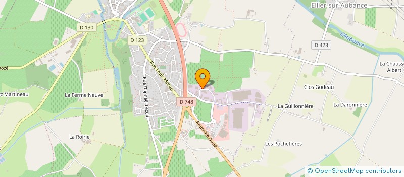 localisation de l'entreprise SA VALTEX  BRISSAC LOIRE AUBANCE