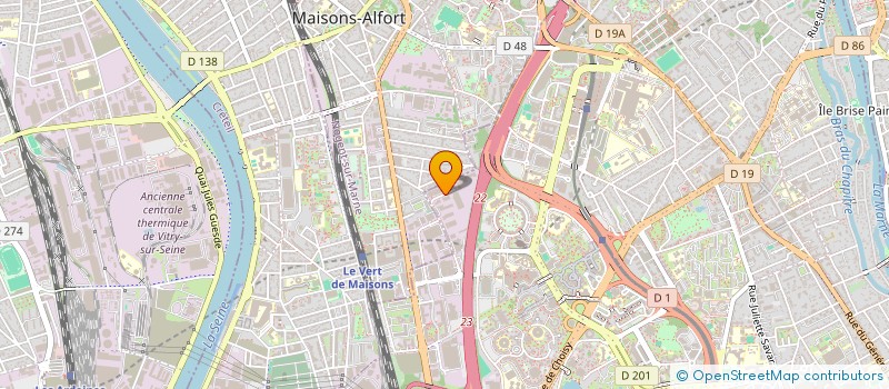 localisation de l'entreprise SA VANGOG  CRETEIL