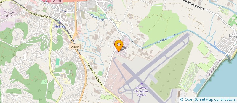 localisation de l'entreprise SA VATR à HYERES