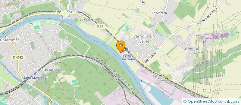 localisation de l'entreprise SA VETRA à VERNOU-LA-CELLE-SUR-SEINE