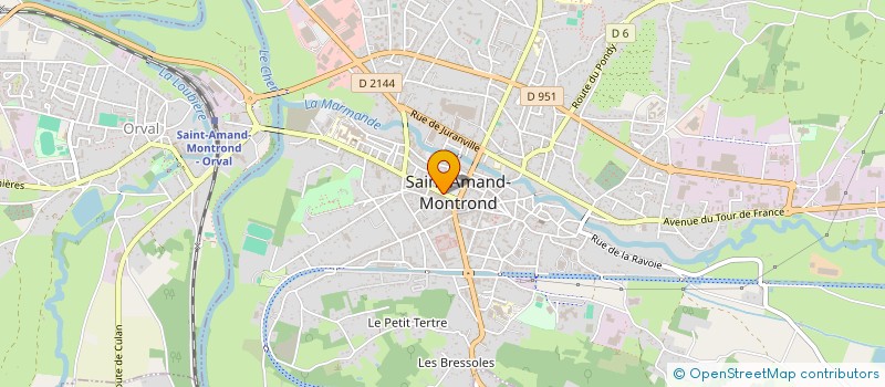 localisation de l'entreprise SA VICTOIRE à SAINT-AMAND-MONTROND