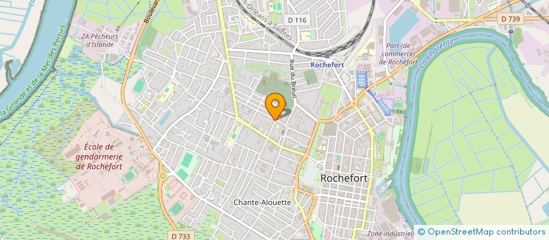 localisation de l'entreprise SA VIDEAU  ROCHEFORT