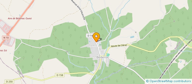 localisation de l'entreprise SA VIGNAUD ET CIE à BEDENAC