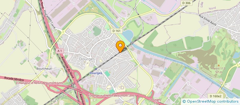 localisation de l'entreprise SA VILAIN  DOURGES