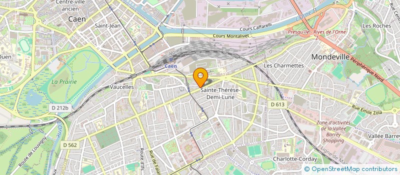 localisation de l'entreprise SA VITANEUF à CAEN