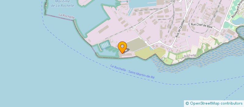 localisation de l'entreprise SA VIVIERS RENAUD BOUTIN à LA ROCHELLE