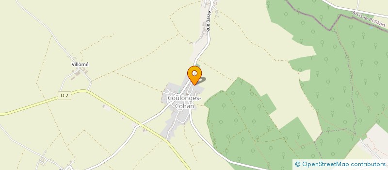 localisation de l'entreprise SA WEST BOUND GESTRO LDA  COULONGES-COHAN