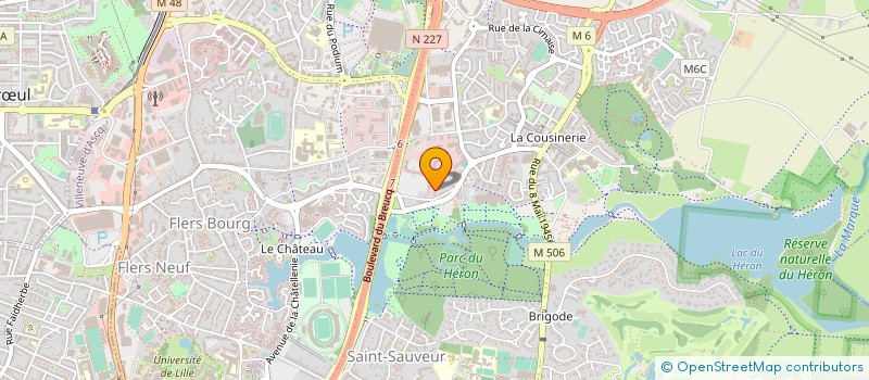 localisation de l'entreprise SA Y.D.W. à VILLENEUVE-D'ASCQ