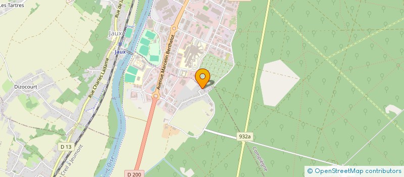 localisation de l'entreprise SA ZELL  LACROIX ST OUEN