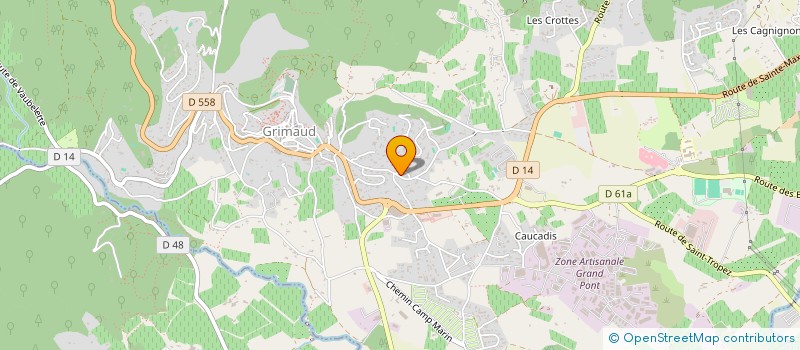 localisation de l'entreprise SA2 à GRIMAUD
