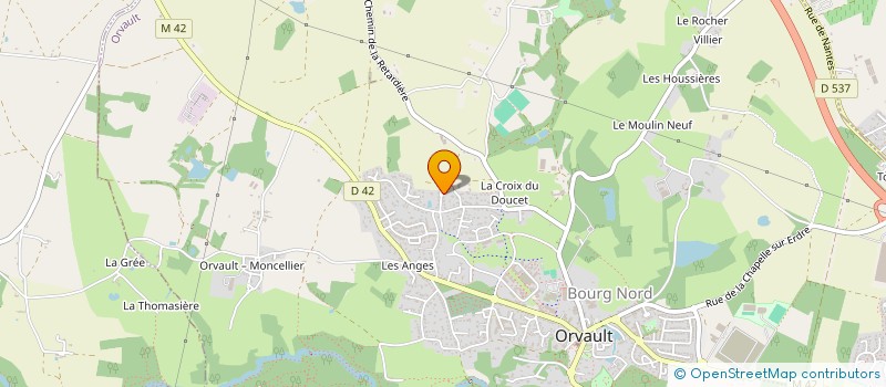 localisation de l'entreprise SA20 à ORVAULT