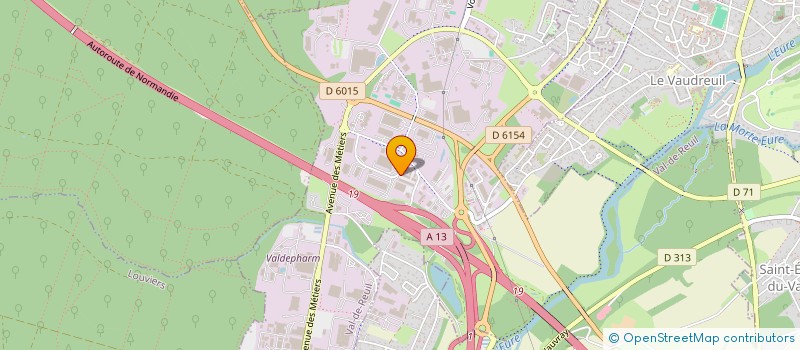 localisation de l'entreprise SA27  VAL-DE-REUIL