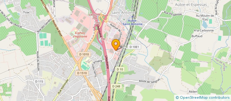 localisation de l'entreprise SA2C  SAINT-ANDRE-DE-CUBZAC