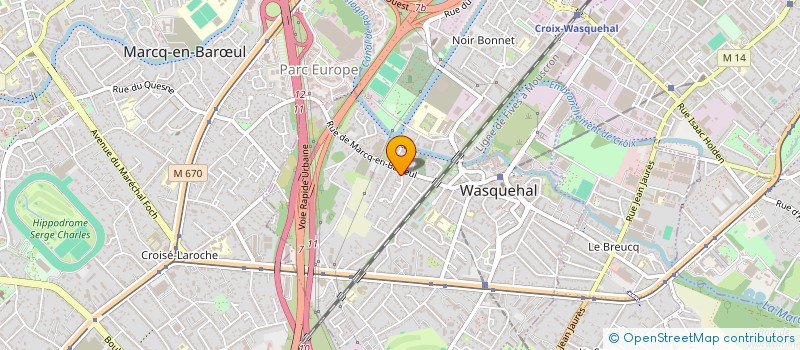 localisation de l'entreprise SA2CO à WASQUEHAL