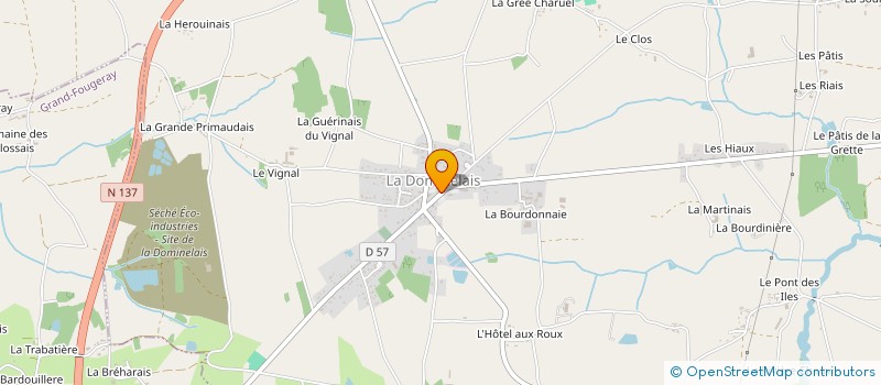 localisation de l'entreprise SA2EL  LA DOMINELAIS