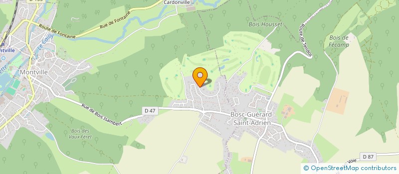 localisation de l'entreprise SA2F  MONTVILLE