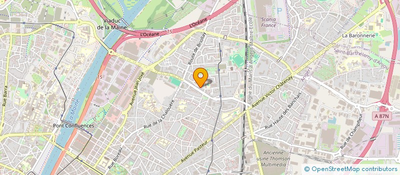 localisation de l'entreprise SA2J à ANGERS
