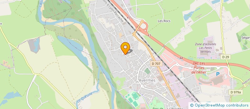 localisation de l'entreprise SA2L IMMO  AVERMES