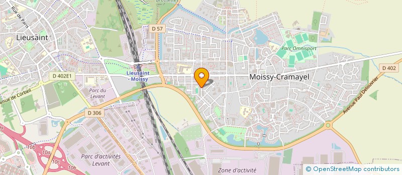 localisation de l'entreprise SA2L INGENIERIE  MOISSY-CRAMAYEL