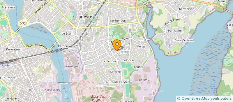 localisation de l'entreprise SA2M à LANESTER