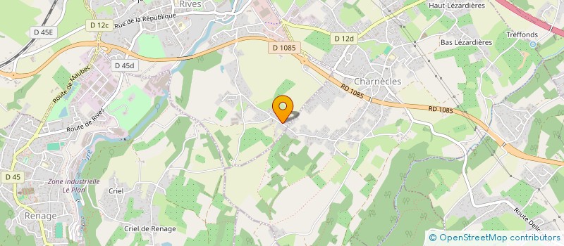 localisation de l'entreprise SA2M  RIVES