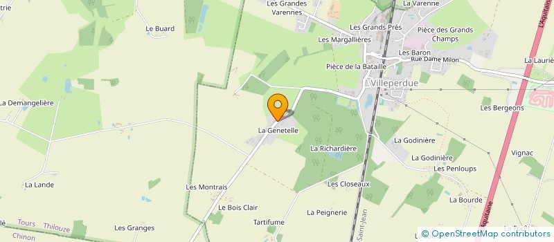 localisation de l'entreprise SA2PO  VILLEPERDUE