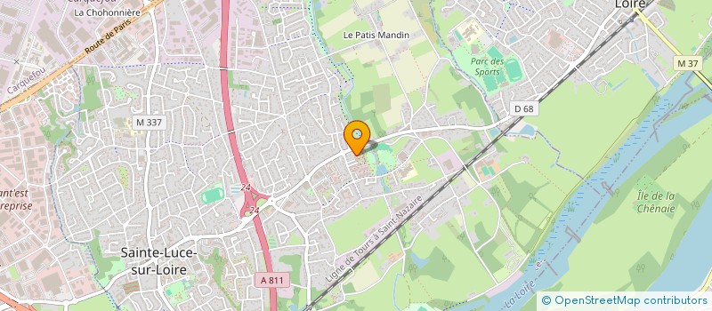 localisation de l'entreprise SA2R HOLDING  SAINTE-LUCE-SUR-LOIRE