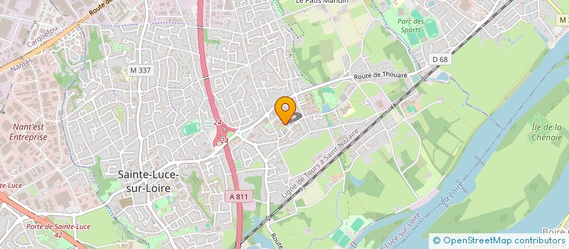 localisation de l'entreprise SA2R SERVICES à SAINTE-LUCE-SUR-LOIRE