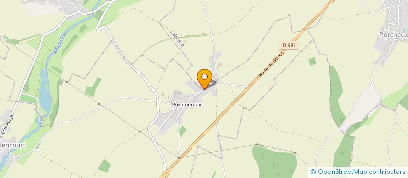 localisation de l'entreprise SA2V  BOUTENCOURT