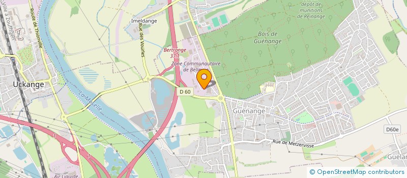 localisation de l'entreprise SA3I  GUENANGE