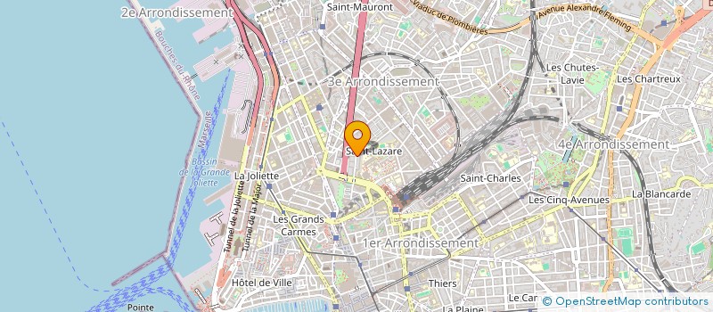 localisation de l'entreprise SAA SPORTIVE ENSEIGNEMENT 1ER DEGRE ST CHARLES à MARSEILLE