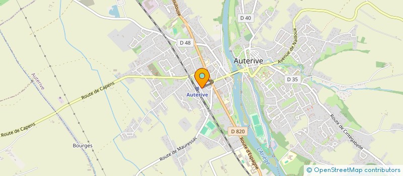 localisation de l'entreprise SAA XV RUGBY FAUTEUIL  AUTERIVE