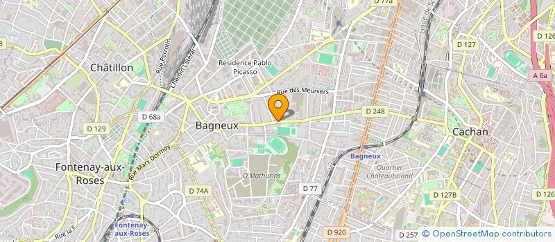 localisation de l'entreprise SAAAOK à BAGNEUX