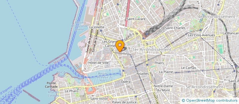 localisation de l'entreprise SAAB ALIMENTAIRE  MARSEILLE